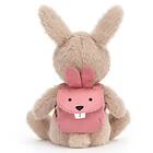 Jellycat Gosedjur 22x10 cm Ryggsäck Bunny One Size Gosedjur