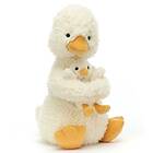 Jellycat Gosedjur 24x10 cm Huddles Duck One Size Gosedjur