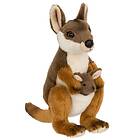 Bon Ton Toys Gosedjur 19 cm WWF Wallaby With Joey Brun One Size Gosedjur