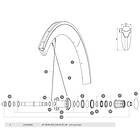 Mavic Cxr Elite Rear Rim Kit Svart 700 28´´ 24H