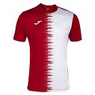 Joma City Ii Short Sleeve T-shirt Röd,Vit 9-10 Years Pojke