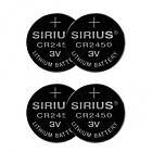 Sirius DecoPower CR2450 4st/set (Svart)
