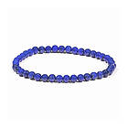 Kristallpunkten Armband Lapis Lazuli av 4 mm pärlor