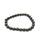Kristallpunkten Shungit armband av 8 mm pärlor