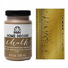 Gold FolkArt Home Decor Chalk Paint Metallic 236ml