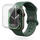 Inskal Epico Apple Watch 8/7 (41mm) Hero Case Flexibelt Plastskydd Transparent