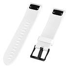 Inskal Universal Garmin 20mm Neutral Silicone Strap inkl. Skruvmejslar Vitt