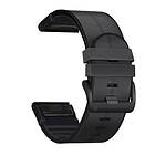 Inskal Universal Garmin Strap (26mm) läder & silikonrem