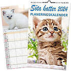 Söta katter Planeringskalender 2024