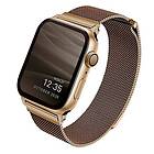 Uniq Apple Watch (42/44/SE/45/49mm) Dante Rem Stainless Steel Guld