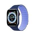 Dux Ducis Apple Watch (38/40/SE/41mm) LD-Series Magnetisk Silikonrem Blå