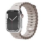 Vonmählen Apple Watch (42/44/SE/45/49MM) Ocean Band Silikon Rem Beige