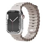 Vonmählen Apple Watch (38/40/SE/41MM) Ocean Band Silikon Rem Beige
