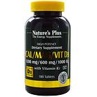 Nature's Plus Cal/Mag/Vit D3 with Vitamin K2 180 Tablets