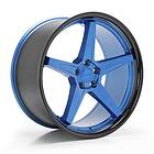 Imaz Wheels FF660 Blue Black Lip 8,5X19 5/114,3 ET38 CB74,1