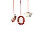 Villeroy & Boch Toy's Delight Christmas Tree Bauble Servering 3-pack