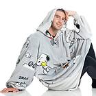 Kangurone SNOOPY Hoodie Pläd för vuxna