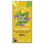 Seed&bean Mörkchoklad 58% Med Citron & Kardemumma Ekologisk 85g