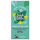 Seed & Bean Mjölkchoklad Med Cornish Sea Salt & Lime 85g