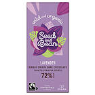 Seedandbean Mörk Choklad 72% Med Lavendel Eko 85g