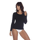 Boody Bambu T-shirt Dam Långärmad Rund Hals