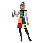 Smiffys Rubiks Cube Dress Costume