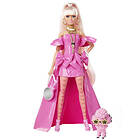 Mattel Barbie Extra Fancy, Rosa Klänning med Husdjur