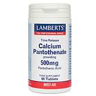 Lamberts Calcium Pantothenate 500mg 60 Tablets