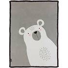 Bizzi Growin Strikketeppe Aio Baby, Polar Bear