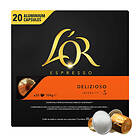 Nespresso L'OR Delizioso XL till . 20 capsules