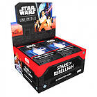 Rebellion Star Wars: Unlimited Spark of Booster Display
