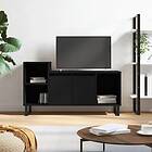 vidaXL TV-skåp svart 100x35x55 cm konstruerat trä 831325