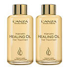 LANZA Keratin Healing Oil Hair Treatment Duo, 2x50ml