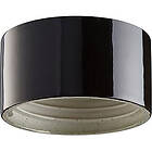 Ifö Electric Vägg-/Taklampa Sockel Rak IP44 LED SOCKEL 84,5 SVART RAK 8241/LED