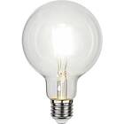 Star Trading LED-lampa Filament E27 G95 Klar Dimbar 4,2W 4000K Clear 352-46-3