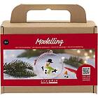 Creativ Company Modellera Mini DIY Kit Snögubbe Modellera, Snögubbe, 1 förp. 977492