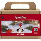 Creativ Company Modellera Mini DIY Kit Pingvin Modellera, pingvin, 1 förp. 977491