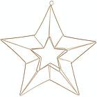 Creativ Company Metallornament Mässing Stjärna Stl 34x30 cm 1 St Metallornament,
