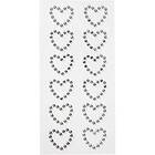 Creativ Company Rhinestonshjärtan Stl 23x21 mm 12 St/1 Förp Rhinestonshjärtan, s
