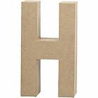 Creativ Company Pappbokstav H20,5 1 St Pappbokstav, H, H: 20,2 cm, B: 11,2 tjocklek 2,5 s 26607