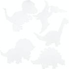 Creativ Company Flickor På Rad Dinosaurier Vit 16 st/1 Förp Dinosaurier, vit, H: 15-22 cm, B: 24-25 230g, st./ 1 95205