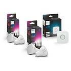 Philips Hue White and Color Ambience 4,3W GU10 4-pack Brygga