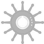 Johnson Pump Impeller 12 Blades 189-09704bt1 Svart