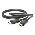 Hama HDMI-kabel med Ethernet HDMI ljud 2 m