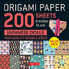 Origami Paper Japanese Dolls