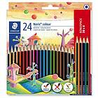 Noris colour 24-pack färgpennor i WOPEX-material 20 4 pack Staedtler