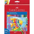 Faber-Castell Akvarellpennor i etui med 48 st pensel vässare