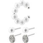 Pilgrim 14234-6013 BEAT Earrings & Cuff 3 In 1 Sett