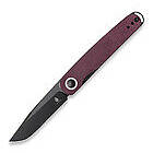 Kizer Cutlery Squidward Linerlock Purple, Red Richlite KIV3604C3