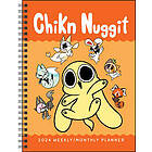 Chikn Nuggit 12-Month 2024 Weekly/Monthly Planner Calendar